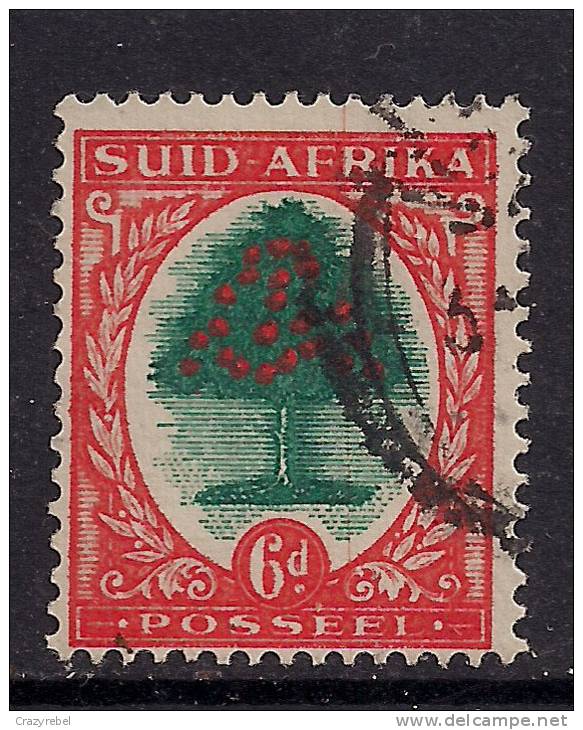 South  Africa 1937 - 46 KGV1 6d Green & Orange Used.( E992 ) - Oblitérés