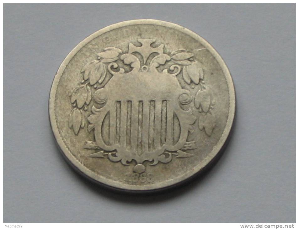 5 Five Cents 1868 - United States Of America - USA -. - Ohne Zuordnung