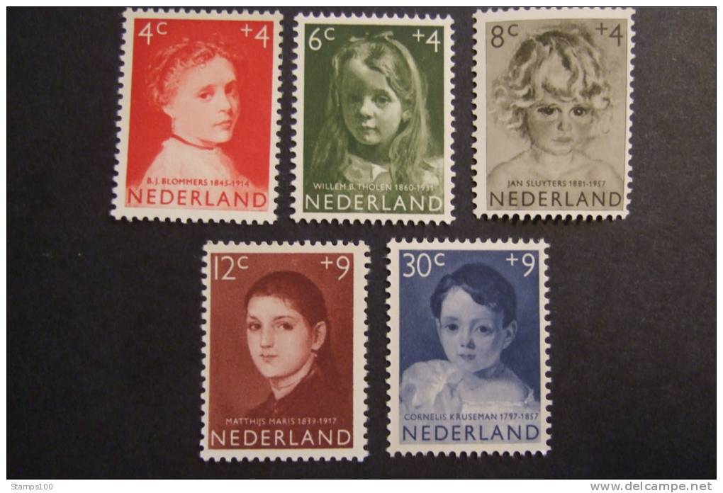 NETHERLANDS  1957  NVPH  702/06   MNH**   (SUR 108-050) - Neufs