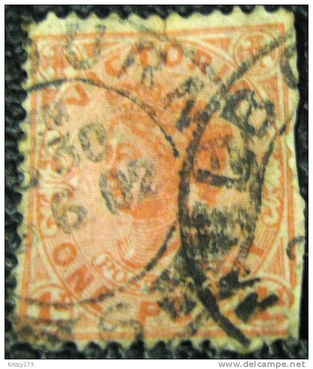 Victoria 1880 Queen Victoria 1d - Used - Used Stamps