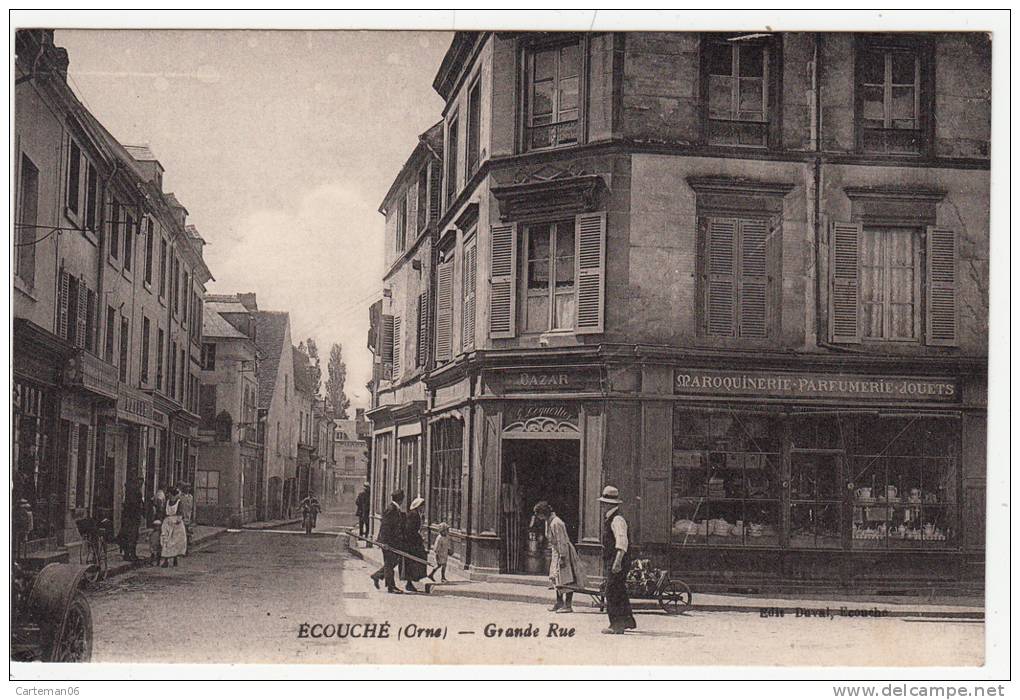 61 - Ecouché - Grande Rue - Editeur: Duval - Ecouche