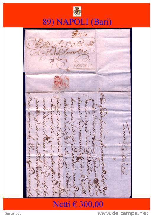 Bari-00089 - Piego (con Testo), Del 9 Aprile 1765 - - 1. ...-1850 Prefilatelia
