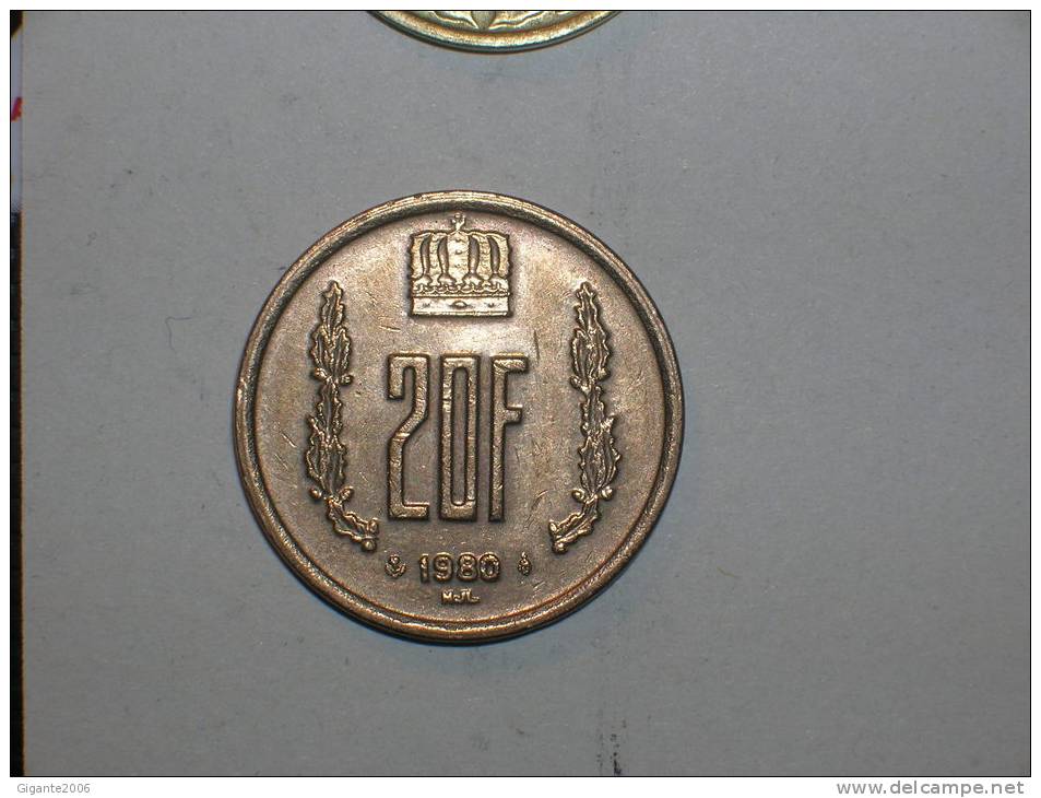 Luxemburgo 20 Francos 1980 (4735) - Luxemburgo