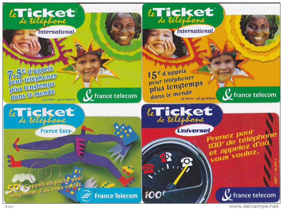 4 Tickets Téléphone - S2 - Tickets FT