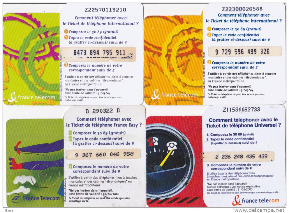 4 Tickets Téléphone - S2 - FT