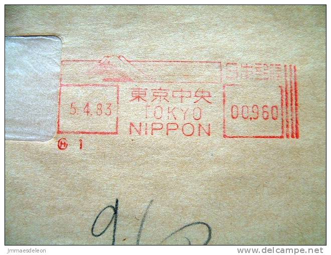 Japan 1983 Registered Cover From Tokyo - Cartas & Documentos