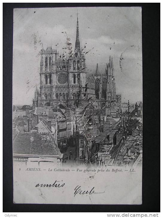 Amiens.-La Cathedrale-Vue Generale Prise Du Beffroi 1902 - Picardie