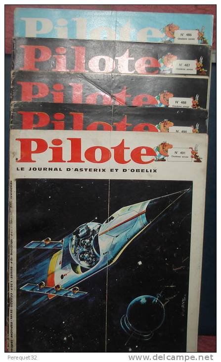 Lot De 5 Pilote.N°486,487,488,490,491 - Pilote