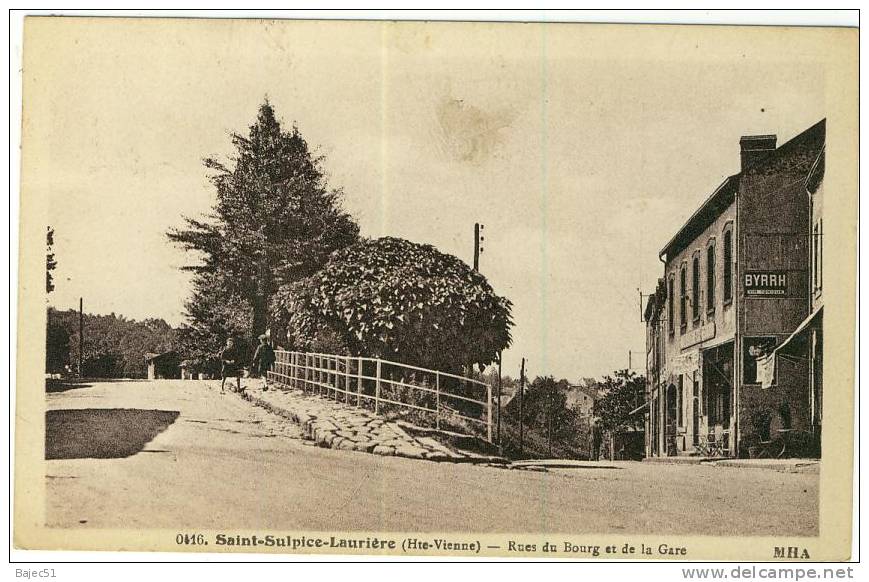 1 CPSM Saint Sulpice Laurière - Saint Sulpice Les Feuilles