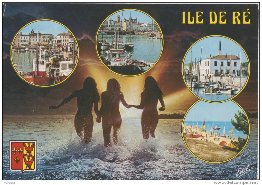 Ile De Ré** Belle Carte ** Ed. Estel  (timbre Rouge 2,20 Frs De 1989) - Ile De Ré