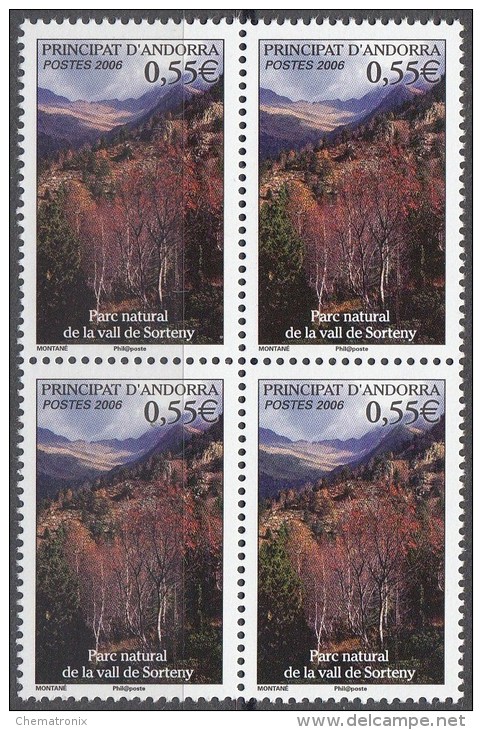 Andorra 2006 - Yvert: 628-631 (4v.)   - Bloques De 4 -  ** MNH - Neufs