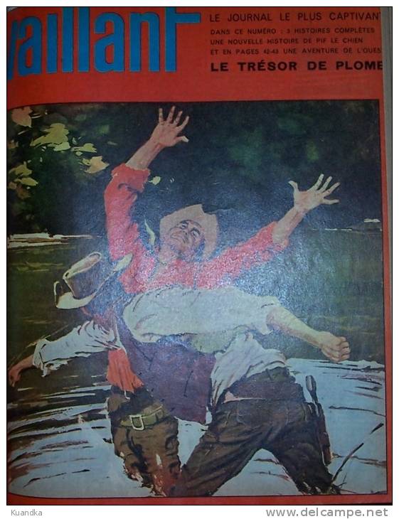 1964 Vaillant Le Journal le plus Captivant No 990-996;998-1004,Album Relie, Bound Album,  Album Rilegato