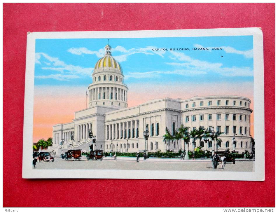 Capitol Building Havana Cuba     ==== ====  Ref 762 - Cuba