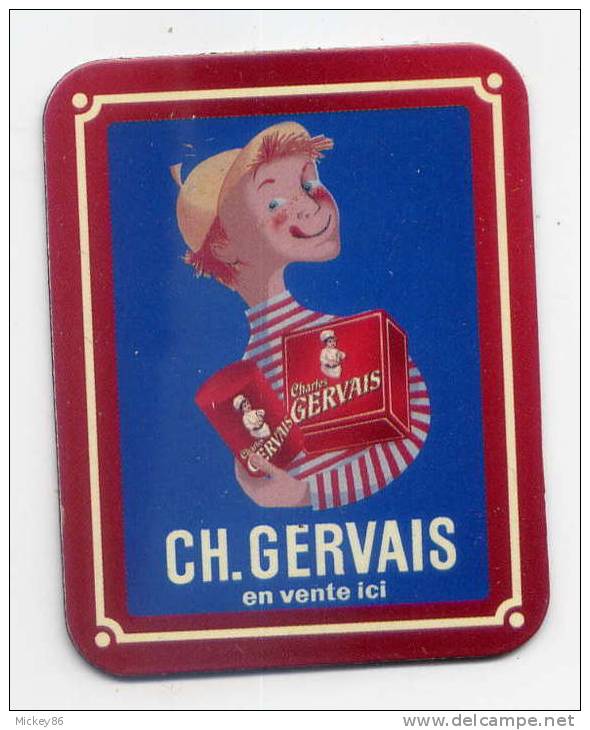 Magnet Publicitaire Charles Gervais  --  "CH. GERVAIS "  En Vente  Ici - Reclame