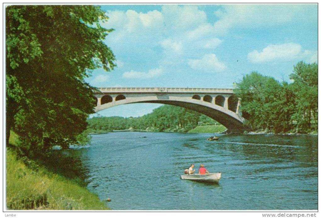 PETERBOROUGH - Hunter Street Bridge Over The Otanabee River  1970-80s - Peterborough