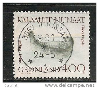 GREENLAND - GRONLAND  - FAUNA MARINE  -  Yvert # 199 - USED - Other & Unclassified