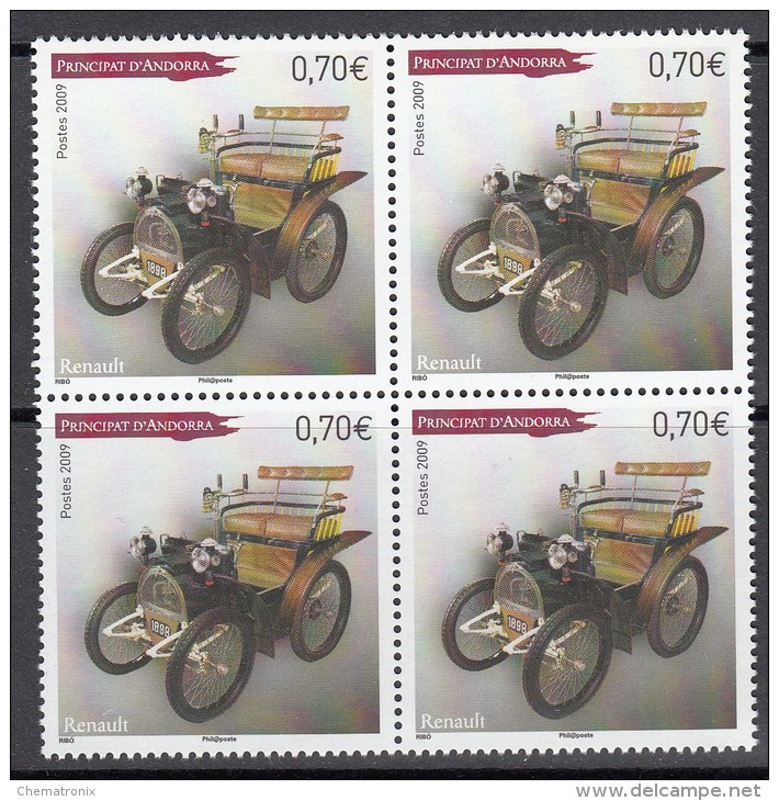 Andorra 2009 - Yvert: 667-668, 669, 672, 674, 675 (6v.) - Bloques De 4 -  ** MNH - Ungebraucht