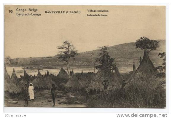 Belgisch Congo Belge CP Vue 93 Entier 15c AP266 - Entiers Postaux