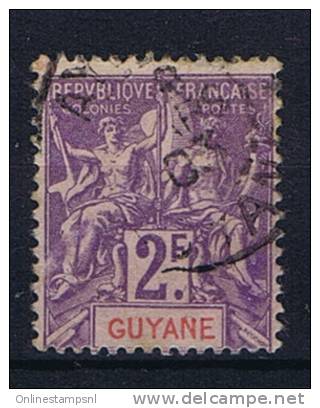 Guyane: Yv. 48 Used Obl - Oblitérés