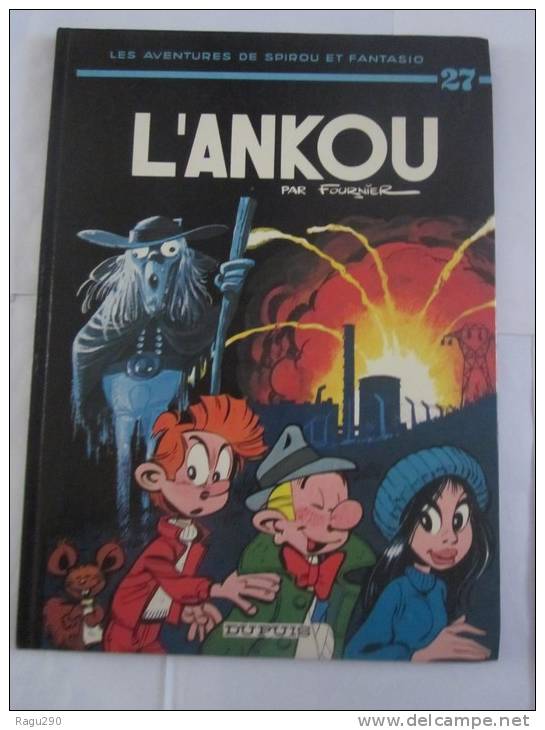 BD -  SPIROU ET FANTASIO N° 27 L'ANKOU  Par  FOURNIER En édition Originale - Spirou Et Fantasio