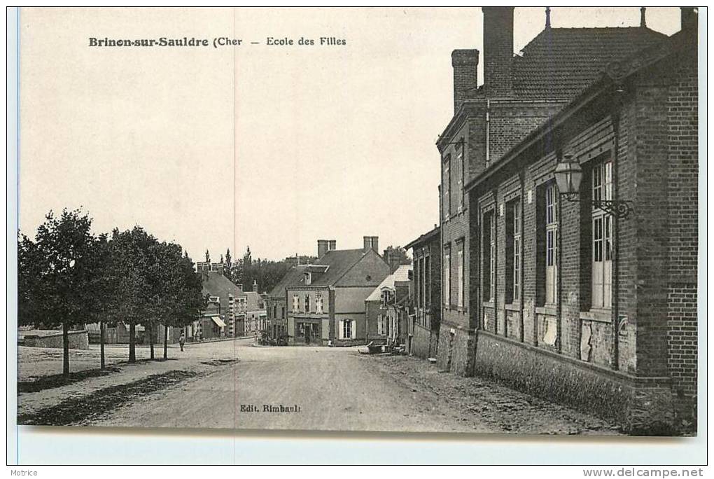 BRINON SUR SAULDRE   -  Ecole Des Filles. - Brinon-sur-Sauldre