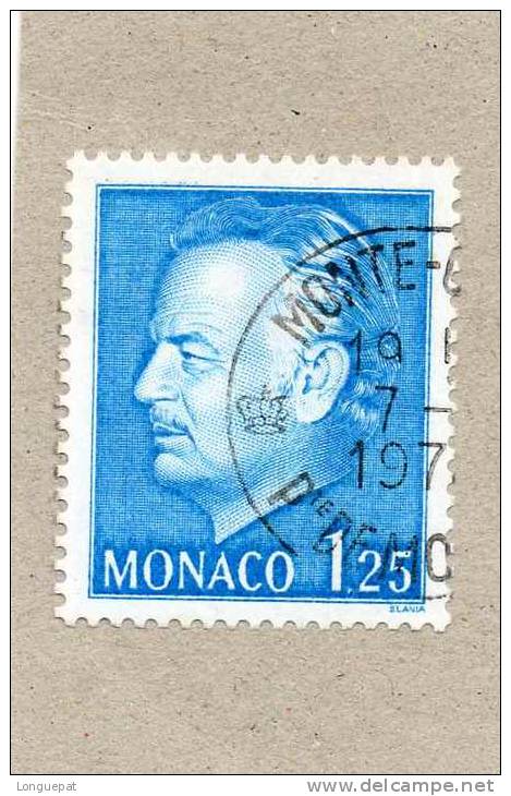 MONACO : Effigie Du Prince Rainier III - Oblitérés