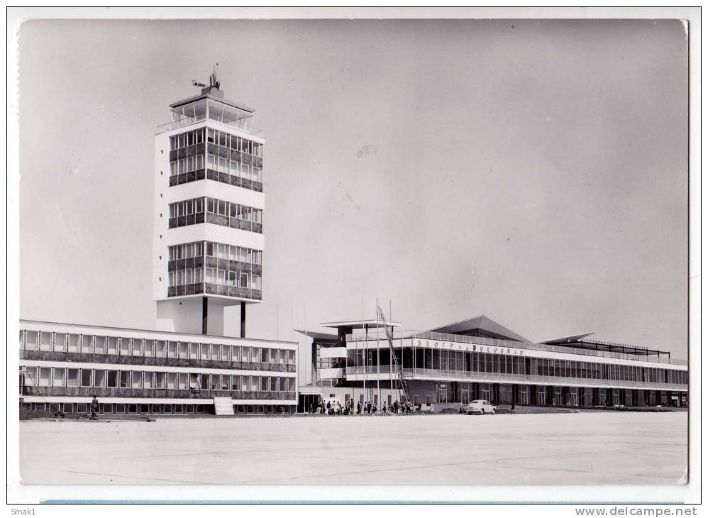 TRANSPORT AERODROMES BEOGRAD SERBIA YUGOSLAVIA BIG POSTCARD 1982. - Aerodromes