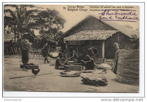 Belgisch Congo Belge CP Vue 19 Entier 10c C.Ponthierville 25.1.1913 AP274 - Entiers Postaux