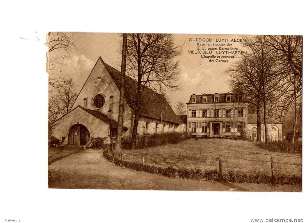 Mortsel Oude-god Klooster  En Kapel Paters Karmelieten Gelopen 1929  Uitg :maison Alice - Mortsel