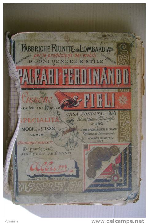 PFB/2 ALBUM-CATALOGO MOBILI DI LUSSO E COMUNI PALEARI - LISSONE - MONZA Primo '900 - Arte, Antigüedades