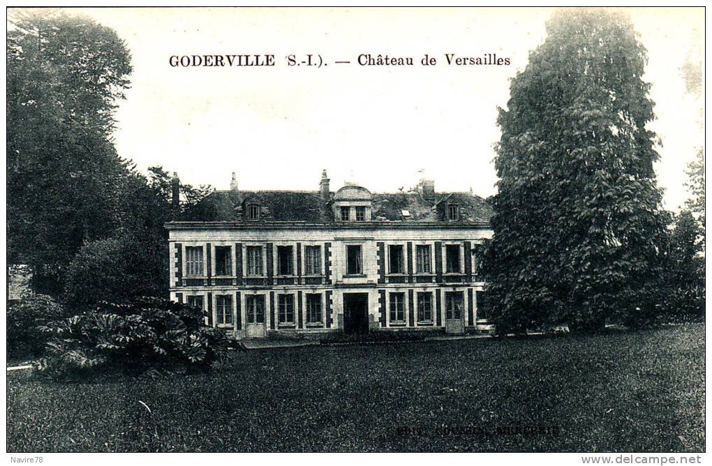 76 Cpa GODERVILLE  CHATEAU DE VERSAILLES - Goderville