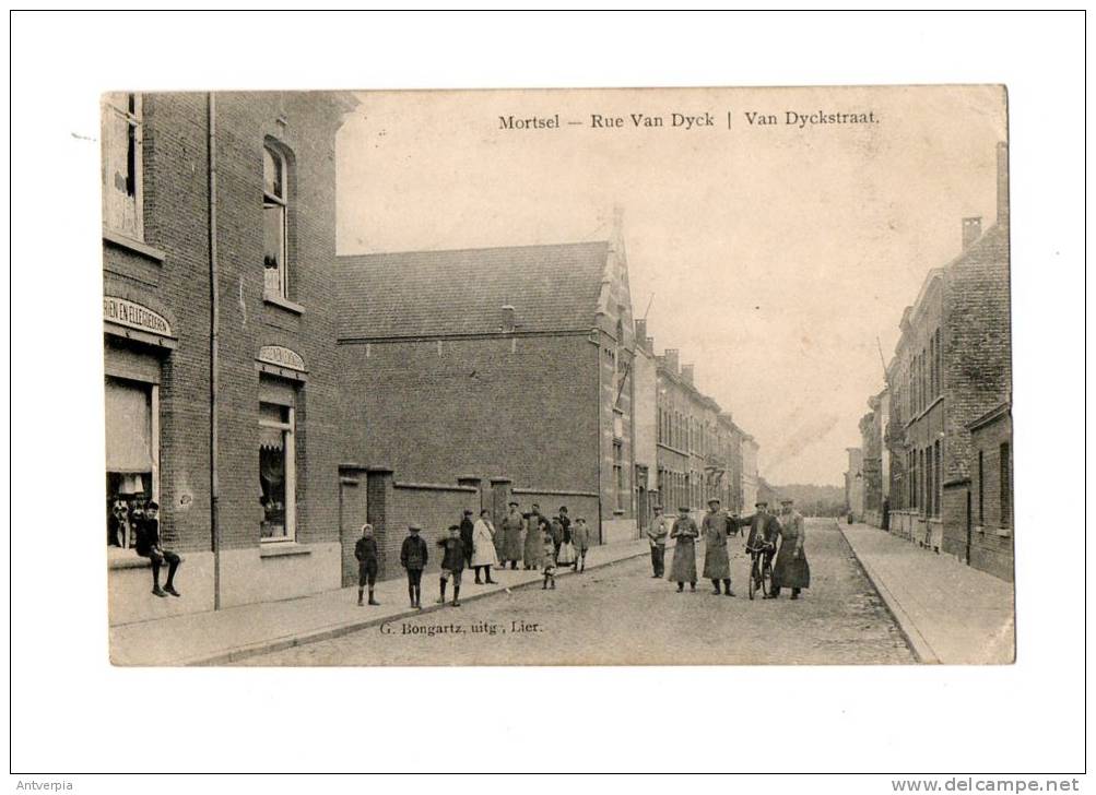 Mortsel Oude-god  Van Dyckstraat  Uitg;bongartz Gelopen 1914 - Mortsel