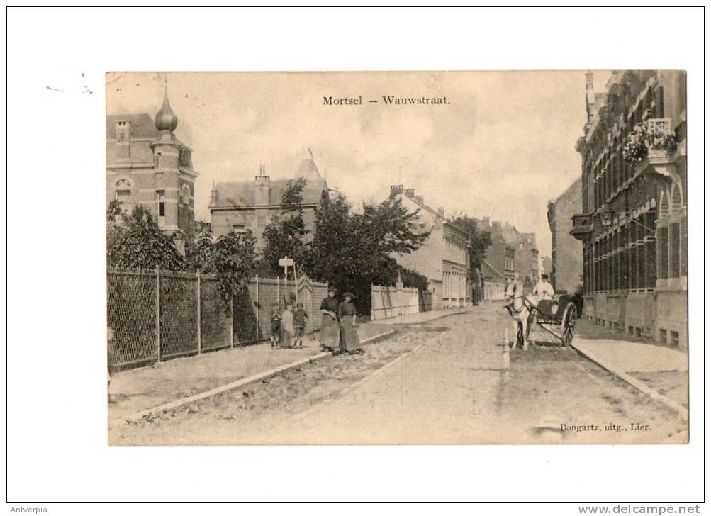 Mortsel Oude-god  Wauwstraat  Uitg;bongartz Gelopen 1914 - Mortsel