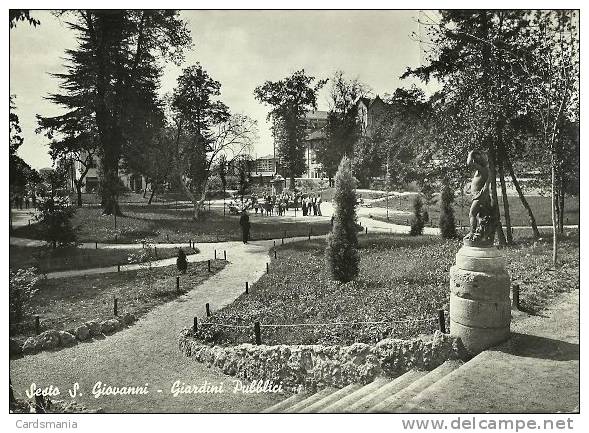 Sesto San Giovanni(Milano)-Giardini Pubblici-1953 - Sesto San Giovanni