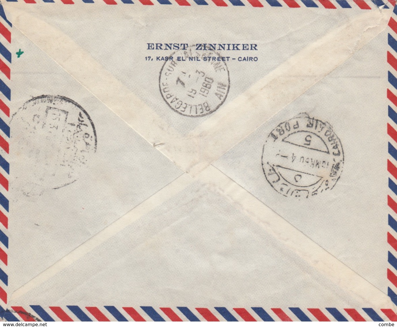 MARCOPHILLIE, LETTRE EGYPTE 1960  Pour La FRANCE  /2575 - Brieven En Documenten