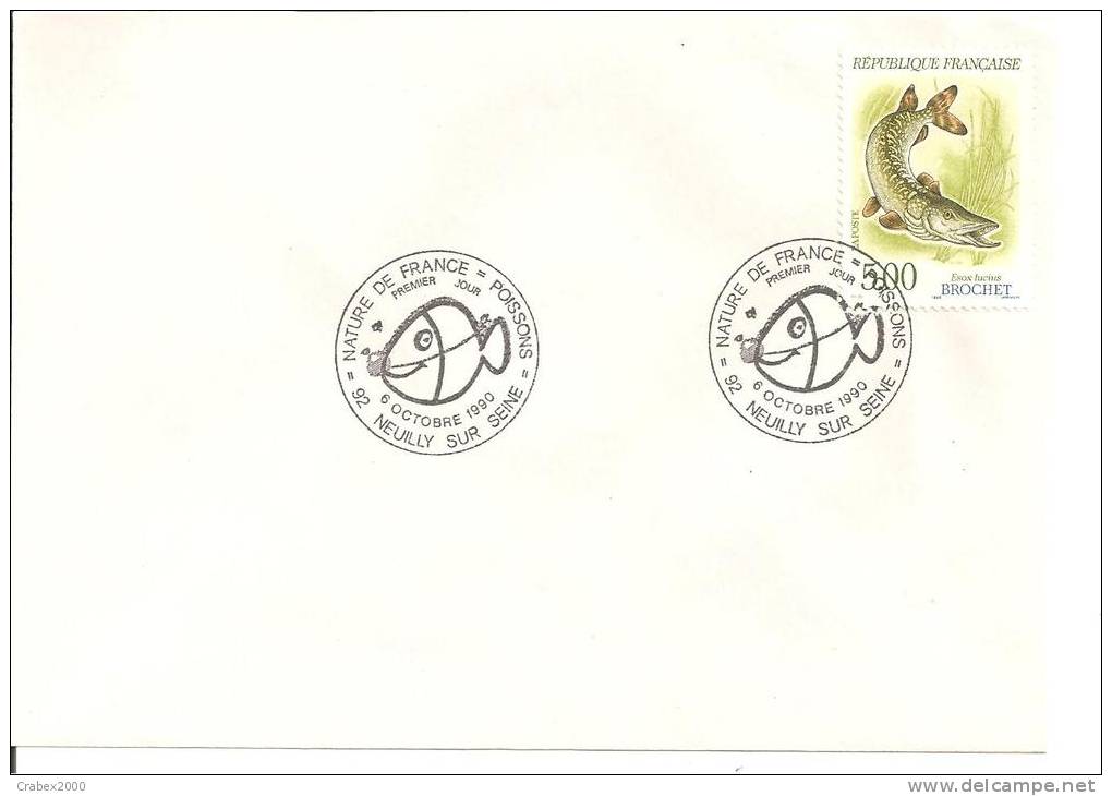 N°Y&T2666   FDC  NEUILLY Le   06 OCTOBRE1990 - Lettres & Documents