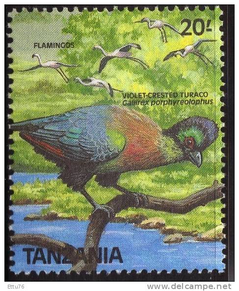 TANZANIA  1989  TURACO  MNH - Coucous, Touracos