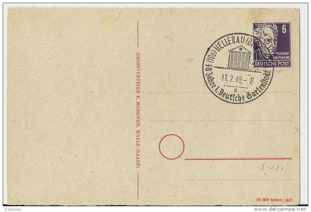 ==DE    GS SST 1949 - Enteros Postales