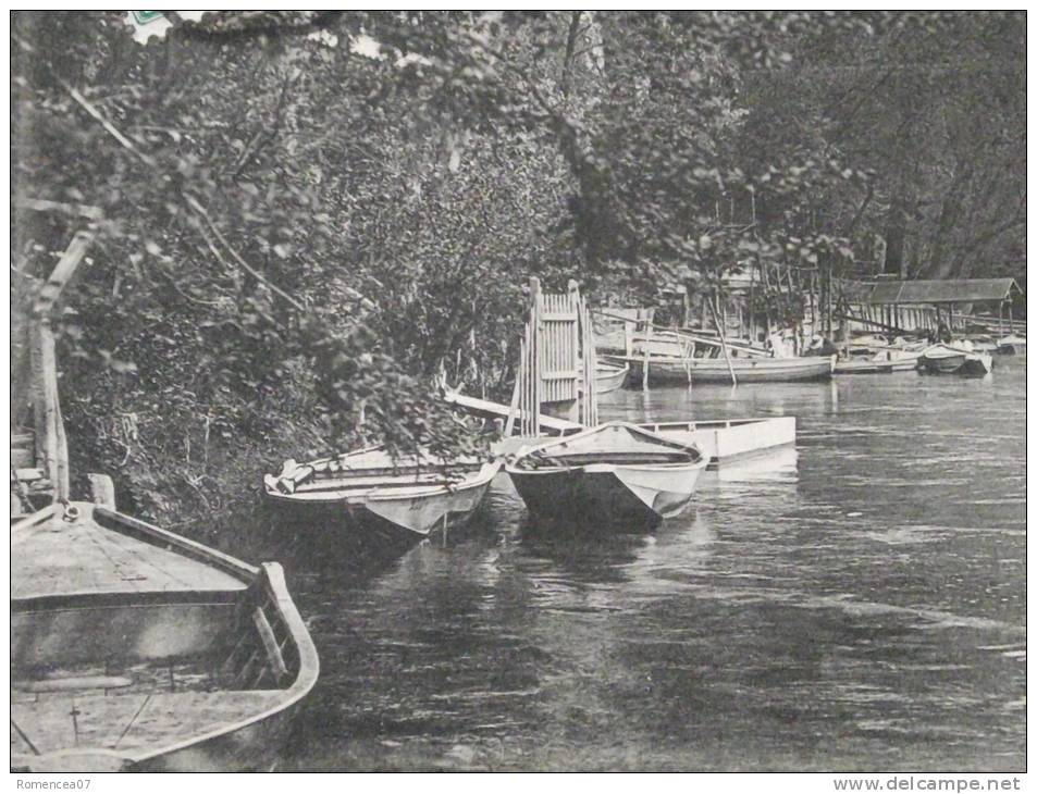CHELLES (Seine-et-Marne) - La Marne à L'Entrée Des Îles - Embarcations - Voyagée Le 15 Août 1906 - Chelles