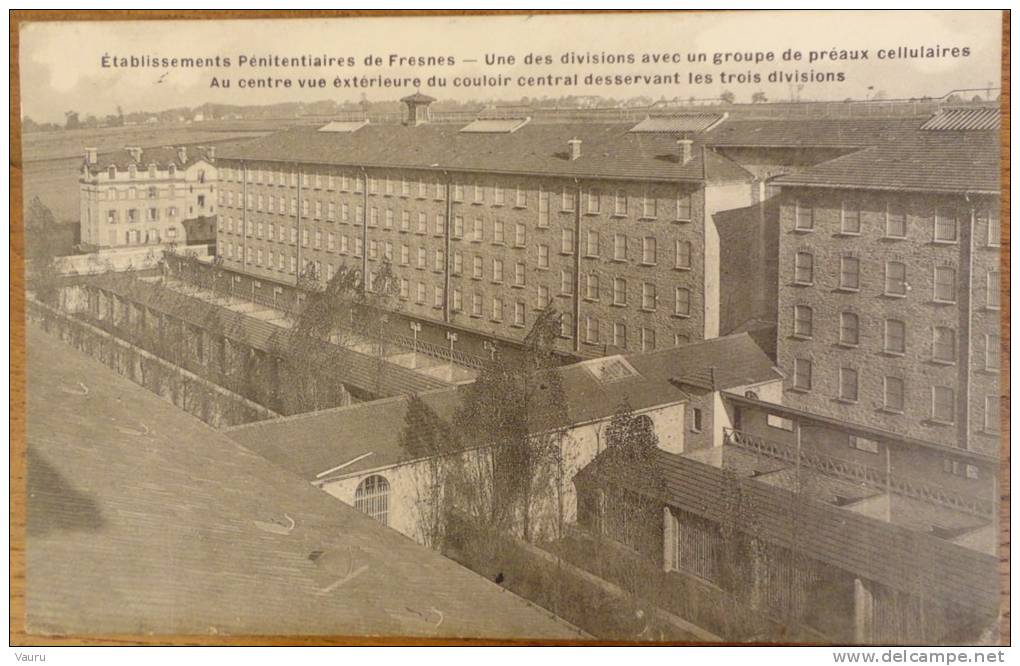 94 FRESNES ETABLISSEMENTS PENITENTIAIRES GROUPE DE PREAUX CELLULAIRES - Fresnes