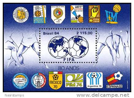 Brazil 1984 ( Intl. Fedn. Of Soccer Associations 80th Anniv. ) - MNH (**) - Coppa America