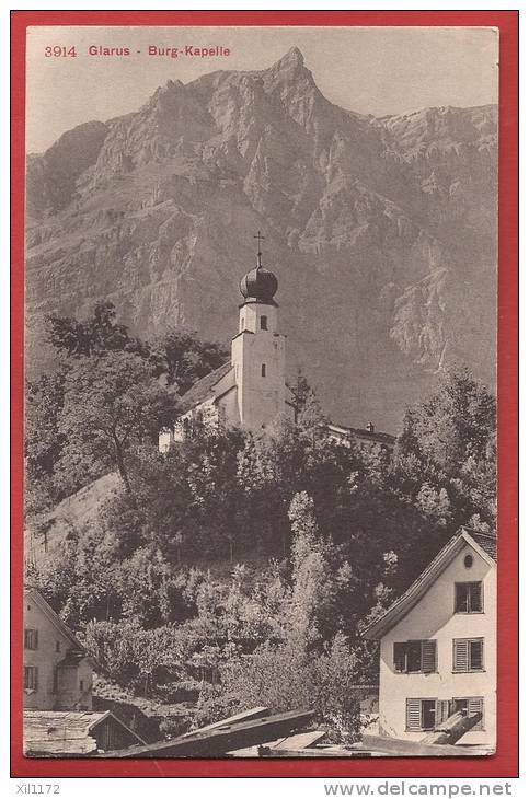 C0688 Glarus, Burg-Kapelle.  Nicht Gelaufen. Photoglob  3914 - Autres & Non Classés