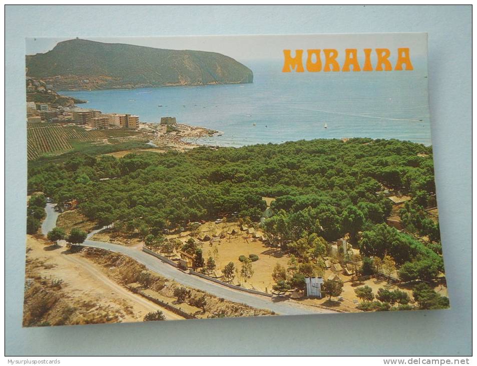 25272 POSTCARD: SPAIN: COMUNIDAD VALENCIANA: ALICANTE: Moraira. (Postmark 1988). - Alicante