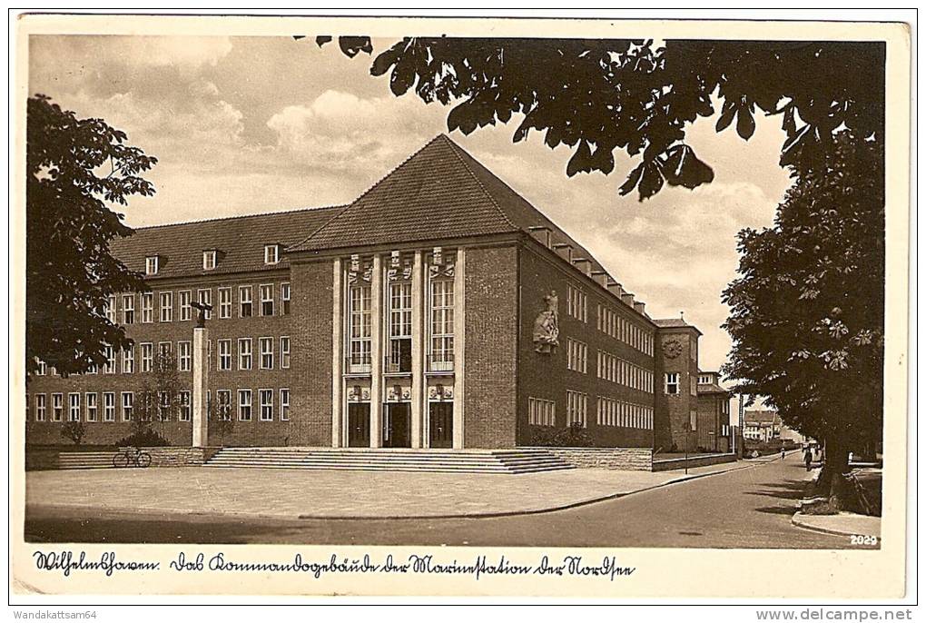 AK 2029 Wilhelmshaven. Das Kommandogebäude Der Marinestation Der Nordsee Echte Photographie Nordsee-Verlag, Wilhelmshave - Wilhelmshaven