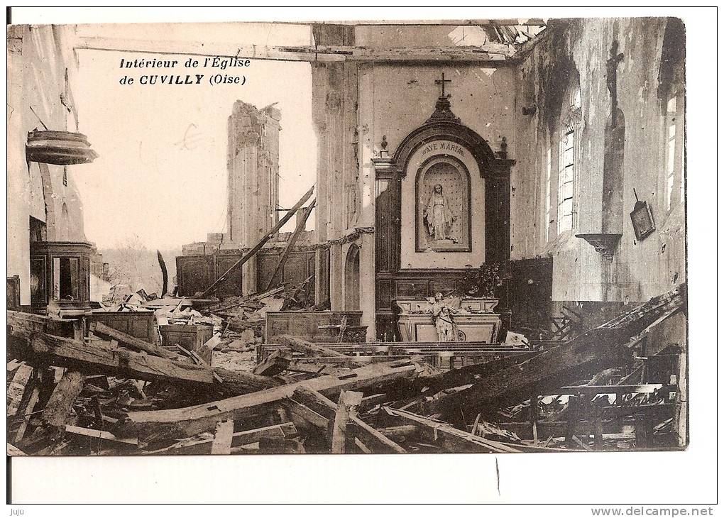 Cuvilly - Intérieur De L´église - Beauvais