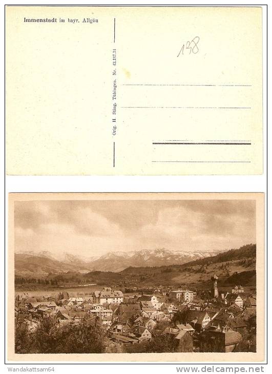 AK 4218734 Immenstadt Im Bayr. Allgäu Orig. H. Sting, Tübingen. - Immenstadt