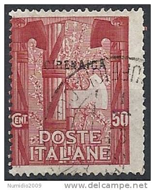 1923 CIRENAICA USATO MARCIA SU ROMA 50 CENT - RR11157 - Cirenaica