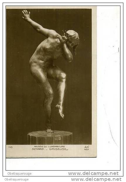 DANSEUSE NUE NU SCHMIDE MUSEE LUXEMBOURG N ° 110 AN PARIS - Sculture