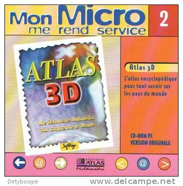 ATLAS 3D - CD-ROM - PC - EDITIONS ATLAS - CD