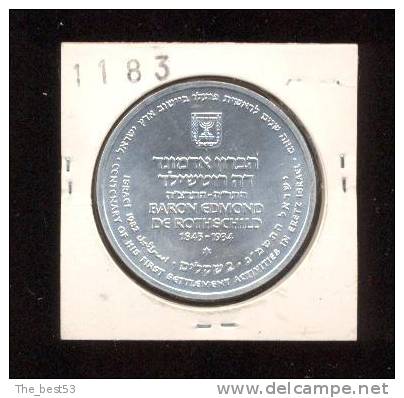 Israël -  10 Lirot Commémo. -  1982  - Argent -  UNC - Israel